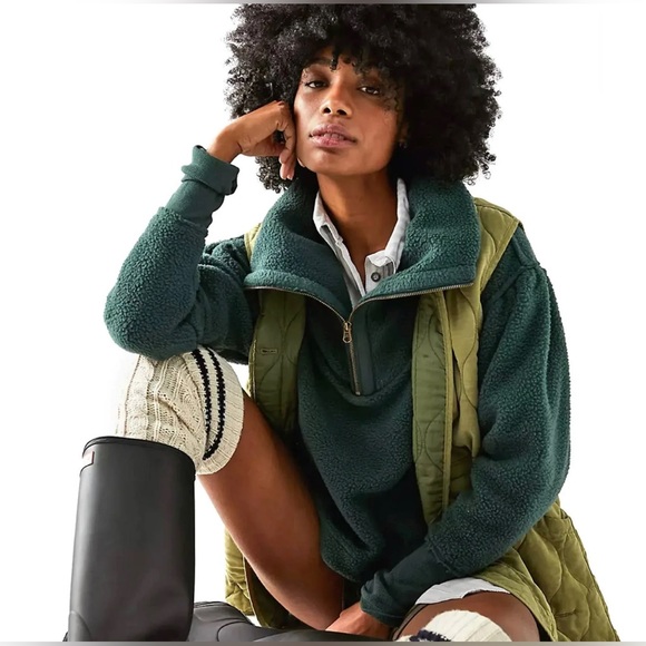 Free People Poppy Sweatshirt Cropped Small NWT - Picture 5 of 11